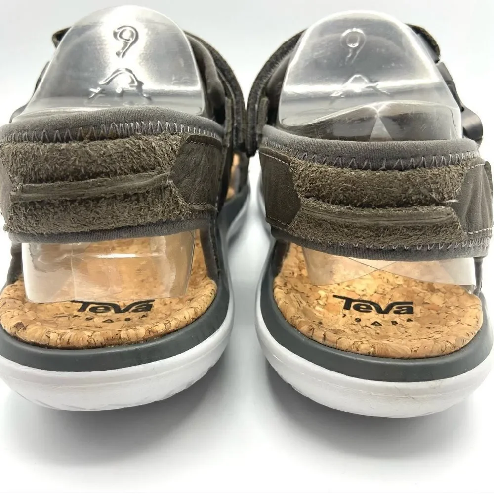 Teva Men’s Terra Float Fisher Sandals 9 Gray NWT‎